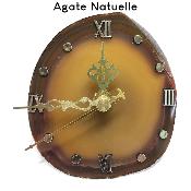 Agate Naturelle Horloge