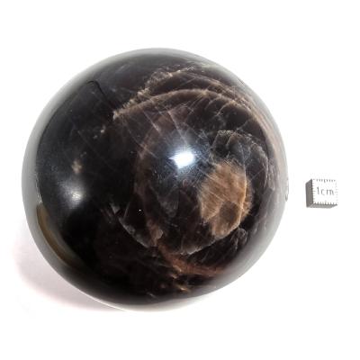 Pierre de Lune Noire Boule 04535