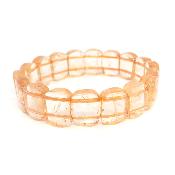 Citrine Chauffée (Améthyste Chauffée) Bracelet Carré 04783