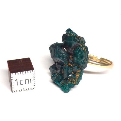 Dioptase Bague en métal 2013