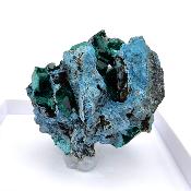 Shattuckite et Dioptase pierre brute 14940