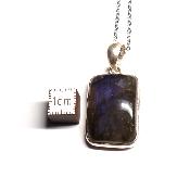 Labradorite Pendentif avec Monture en Argent 2210