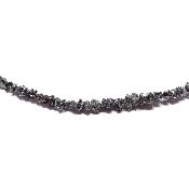 Diamant Noir Brut Collier 2241