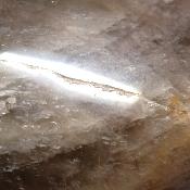 Pierre de lune noire coeur 2257