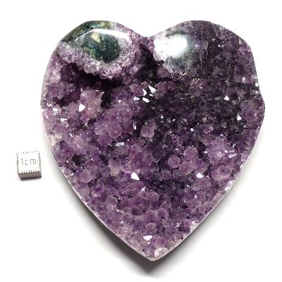 Améthyste d'Uruguay Coeur 2565