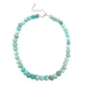 Amazonite du Brésil Collier Roulé