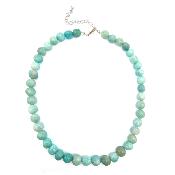 Amazonite du Brésil Collier Roulé