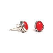 Corail Boucles d'Oreilles Ovale Choix n°1 BO2A