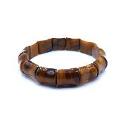 Oeil de Tigre Bracelet Forme Bambou