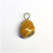 Agate Crazy Lace Pendentif Pierre Roulée