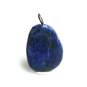 Lapis-Lazuli d'Afghanistan Mini Pendentif Pierre Plate