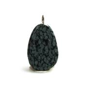Obsidienne Flocon de Neige Mini Pendentif Pierre Plate