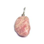 Rhodochrosite Pendentif Pierre Roulée