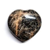 Pierre de Lune Noire Coeur 04477