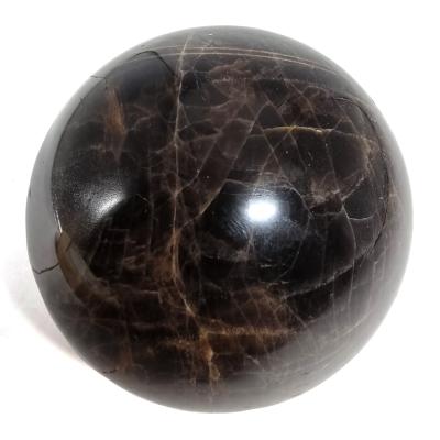 Pierre de Lune Noire Boule 04538