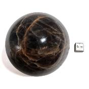 Pierre de Lune Noire Boule 04542