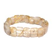 Cristal Rutile Bracelet Carré 05918