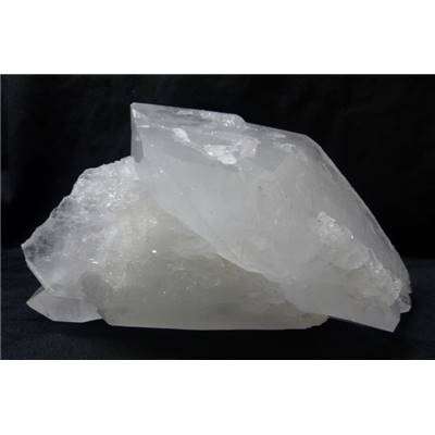 Cristal de roche biterminé 09843