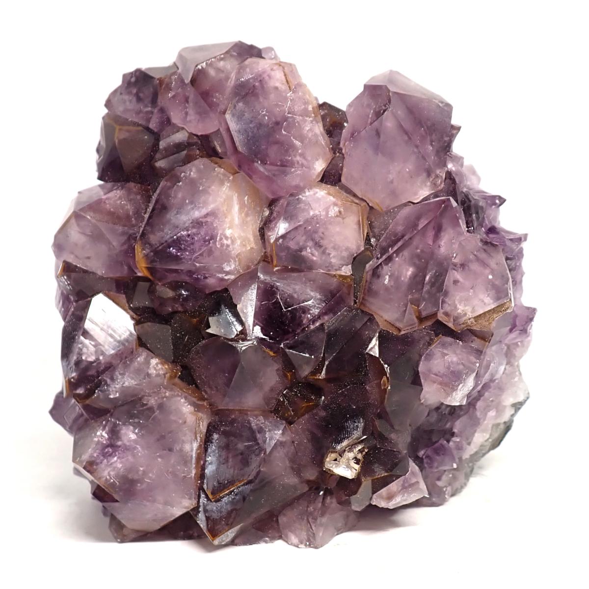 Améthyste Naturelle Du Brésil 17.20 Carats – Taille Concave Ovale, Violet Transparent, Pur à La Loupe
