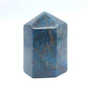 Apatite Bleue Pointe Unique Polie 18701