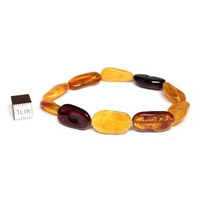 Ambre de la Baltique Bracelet Pierre Roulée 3 couleurs 