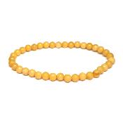 Ambre de la Baltique Jaune Bracelet Boule 