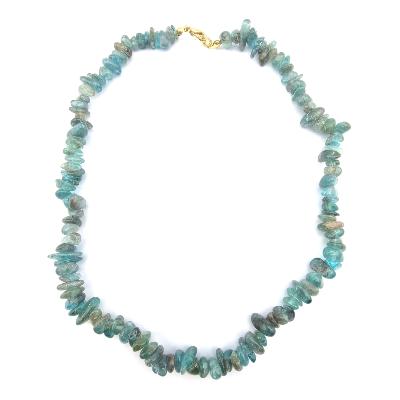 Apatite Bleue Collier Baroque