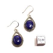 Boucles d'Oreilles Ovale Pendante Choix n°4 BO3A