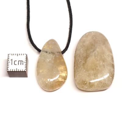Citrine Naturelle Pendentif Percé