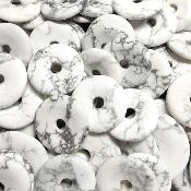 Howlite Donut