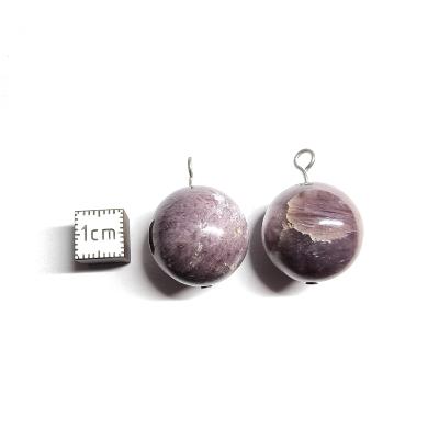 Lepidolite Pendentif Boule