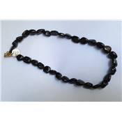 Spinelle Noire Collier Roulé