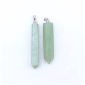 Jade de Chine Pendentif Pointe Unique