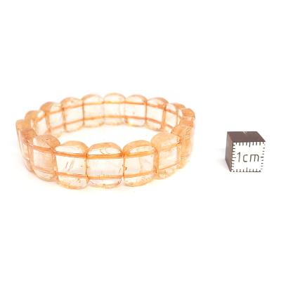 Citrine Chauffée (Améthyste Chauffée) Bracelet Carré 04783
