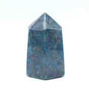 Apatite Bleue Pointe Unique Polie 18703
