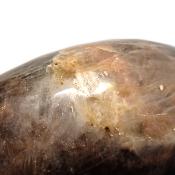 Pierre de lune noire coeur 2256