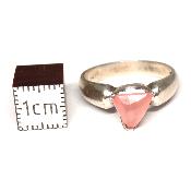 Rhodochrosite Bague en Argent 2391