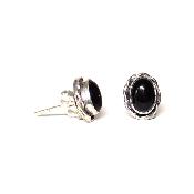 Onyx Boucles d'Oreilles Ovale Choix n°2 BO2A