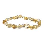 Citrine chauffée (Améthyste Chauffée) Bracelet Roulé