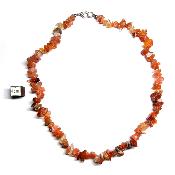 Cornaline Chauffée Collier Baroque