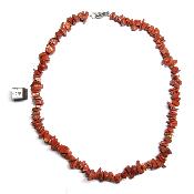 Jaspe Rouge Collier Baroque