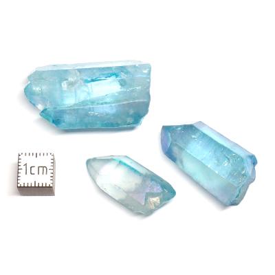 Cristal Aqua Aura Pointe Brute