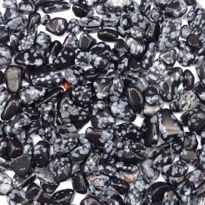 Obsidienne Flocon de Neige Mini Pierres Roulées Sachet de 100 grs 