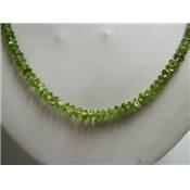 Peridot (Olivine) Collier Bouton