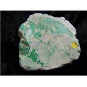 Variscite Pierre Brute avec 1 Face Polie