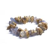Calcédoine Bleue Bracelet Baroque