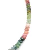 Tourmaline Multicolore Collier 04159