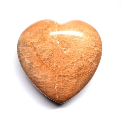 Pierre de Lune Orangée Coeur 04480
