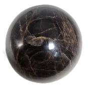 Pierre de Lune Noire Boule 04532