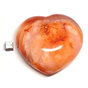 Cornaline chauffée coeur 15479